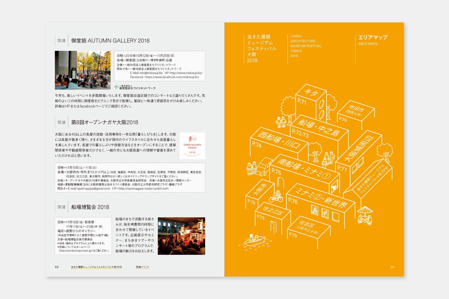 生きた建築ミュージアムフェスティバル大阪2018｜ガイドブック